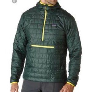 Patagonia Green Men's Nano Puff Bivy Pullover Jacket